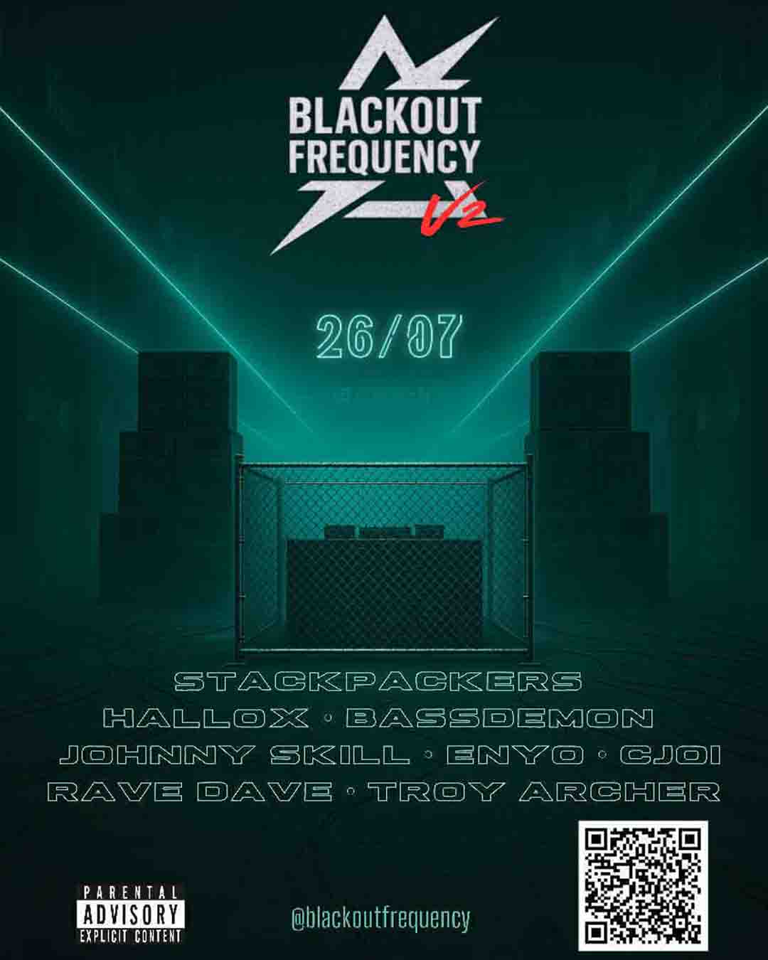Blackout Frequency Warehouse Rave Volume 2, Melbourne Australia
