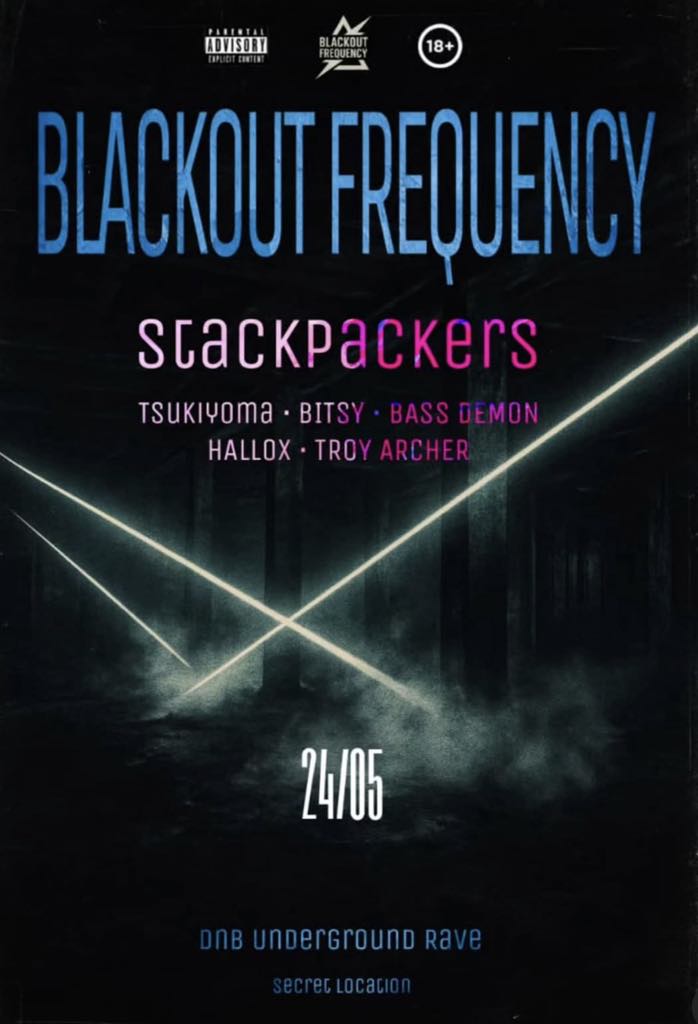 Blackout Frequency Warehouse Rave Volume 1, Melbourne Australia