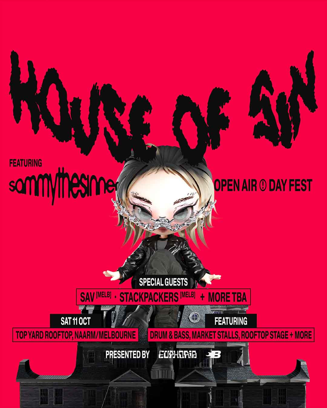 House of Sin at Top Yard Rooftop, Melbourne Australia